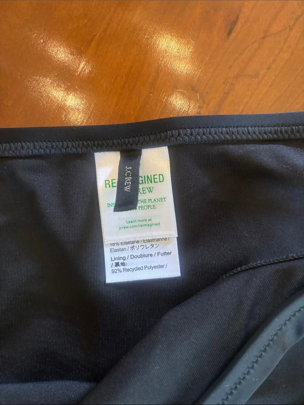 J Crew Black Swim Bikini Bottom